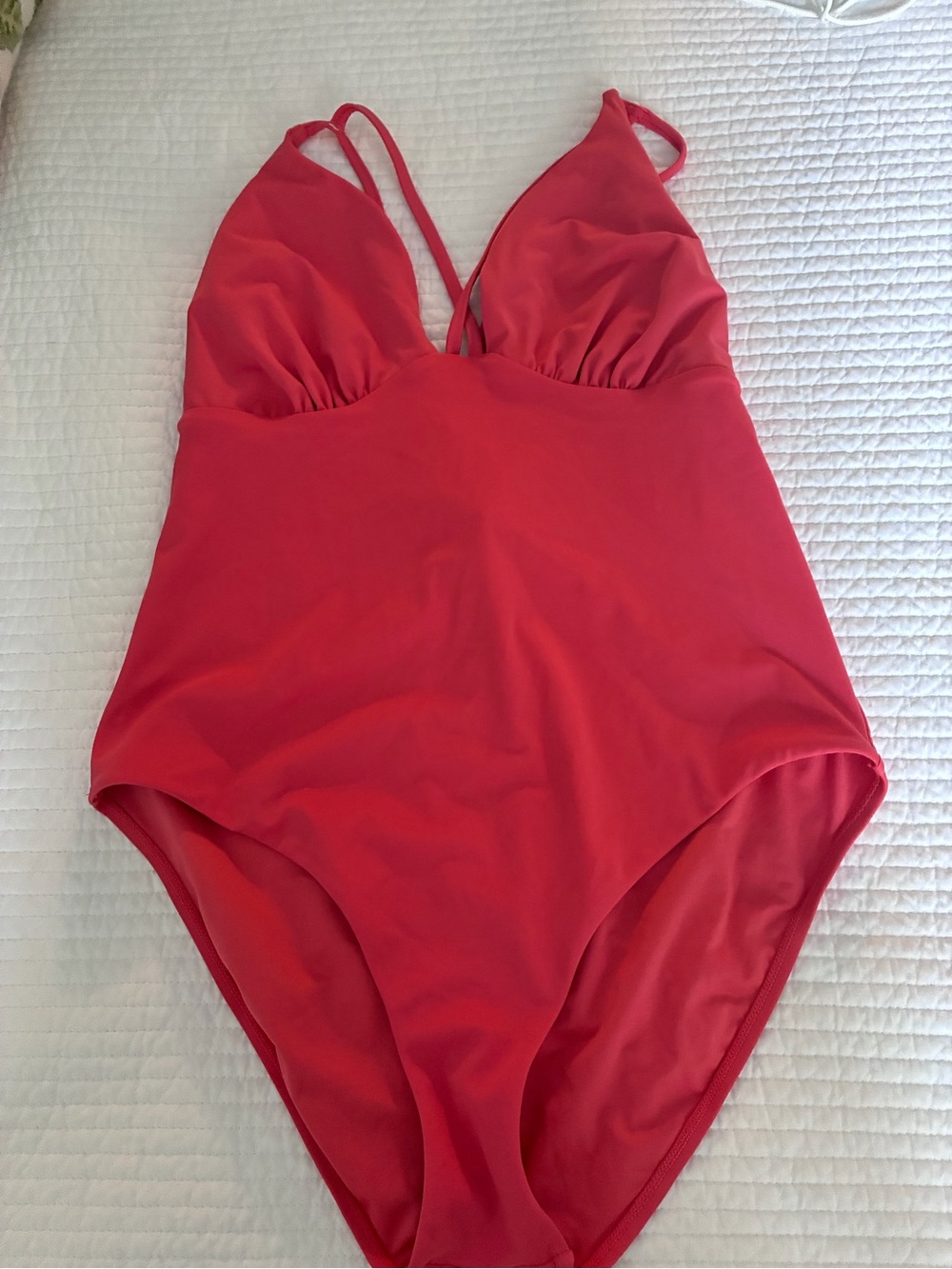 Ashley Graham Coral Women’s One-Piece Swimsuit